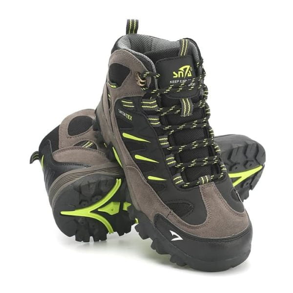 sepatu gunung snta 493 black grey