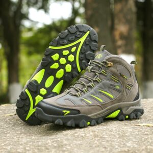 sepatu gunung snta 493 grey green