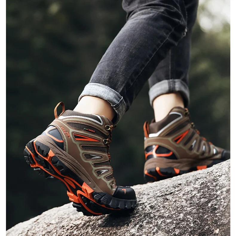 Sepatu Gunung SNTA 500 Brown Orange Terbaru