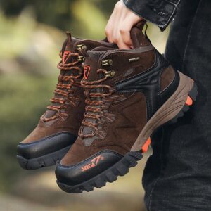 Sepatu gunung SNTA 496 Brown Orange