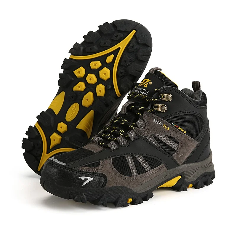 Sepatu Gunung SNTA 611 Black Grey Terbaru